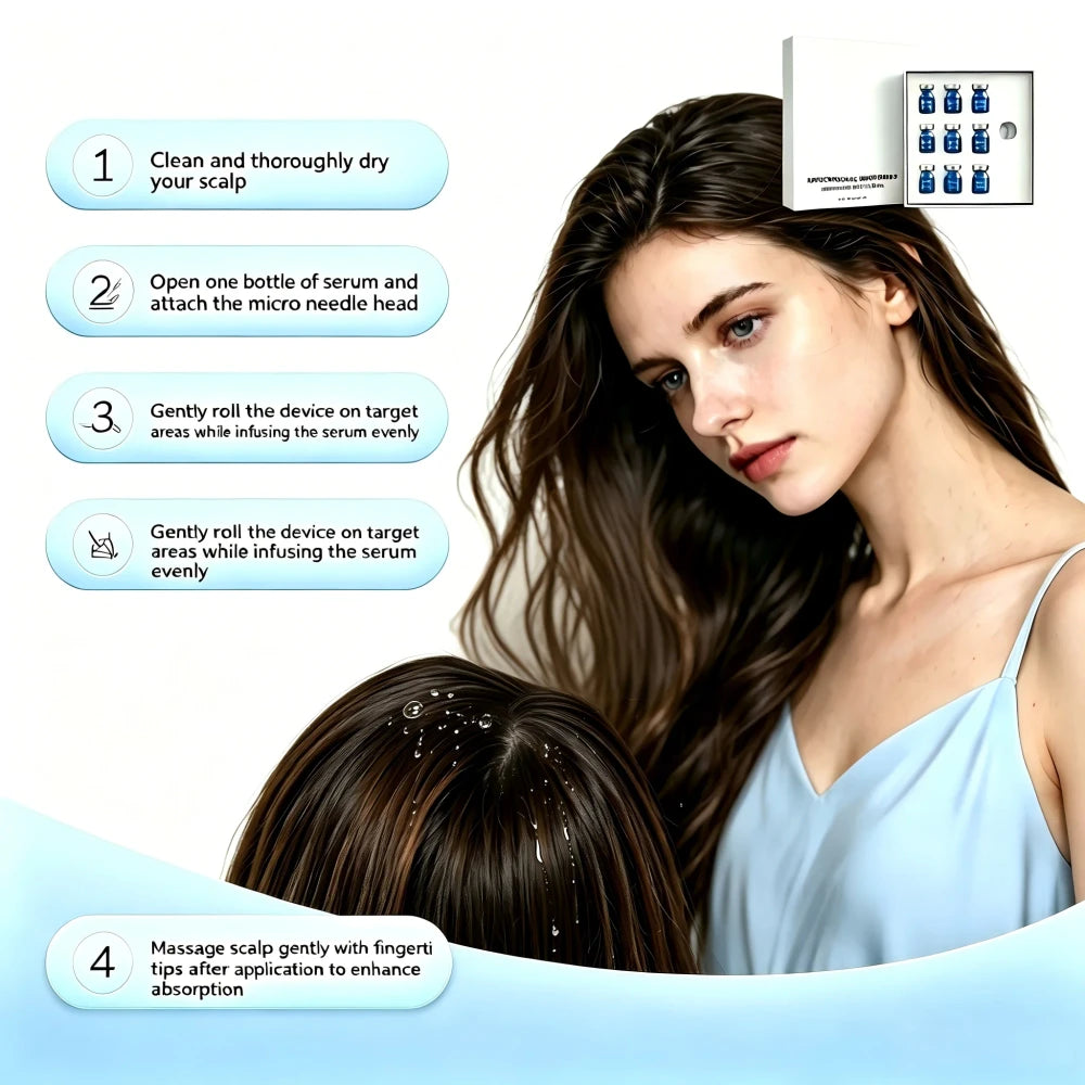 Microneedle Hair Regrowth Kit for Scalp Nourishing