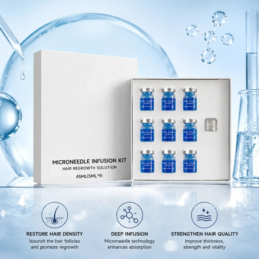 Microneedle Hair Regrowth Kit for Scalp Nourishing