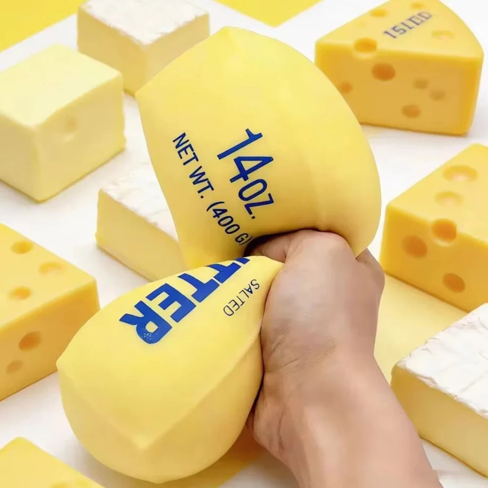 Squishy Cheese Stick Fidget Toy