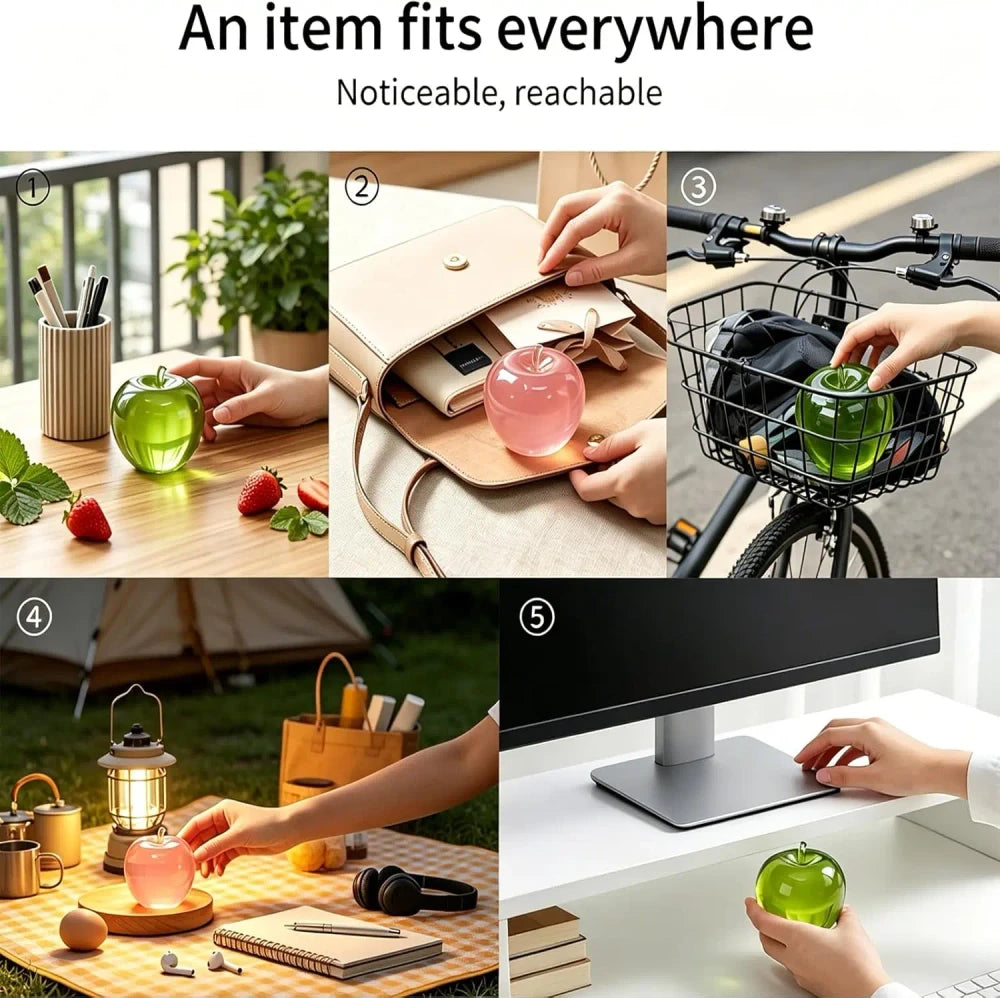 Squishy Fruit Apple Fidget Toy