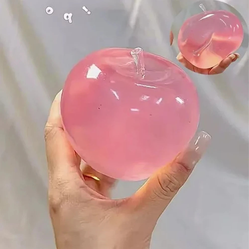 Squishy Fruit Apple Fidget Toy
