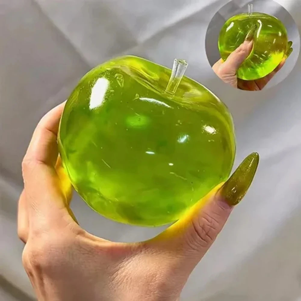 Squishy Fruit Apple Fidget Toy